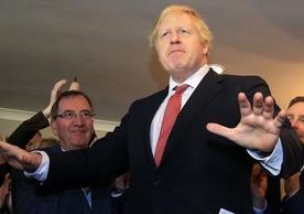 Prime Minister Boris Johnson thanking voters in Sedgefield Saturday for their support and trust.