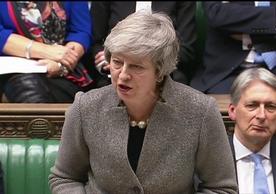Theresa May reporting to the House of Commons Monday on the European Council meeting and the timing of the vote on the withdrawal agreement.