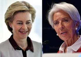 Ursula von der Leyen and Christine Lagarde, nominated yesterday to be, respectively, president of the European Commission and president of the European Central Bank.