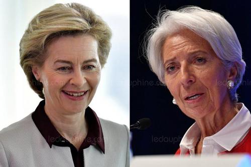 Ursula von der Leyen and Christine Lagarde, nominated yesterday to be, respectively, president of the European Commission and president of the European Central Bank.